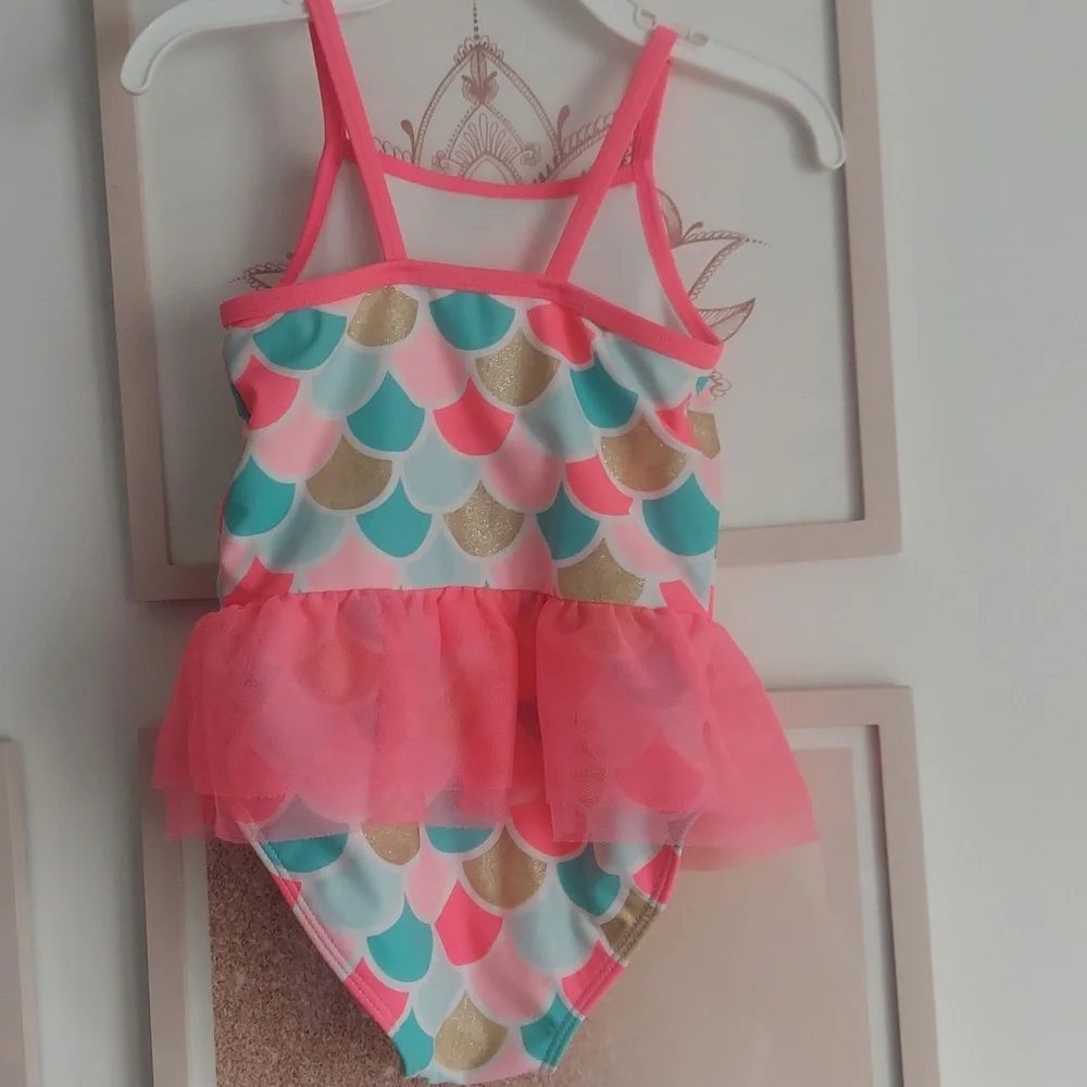 🎁  10/$25 -24 months Mermaid scale swimsuit,  1 piece,  Carter's